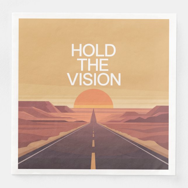 Hold The Vision Pappersservett (Framsida)