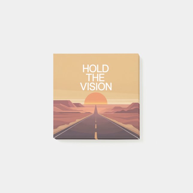 Hold The Vision Post-it Block (Framsida)