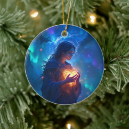 Hold your heart forever, I miss you, sympathy   Julgransprydnad Keramik