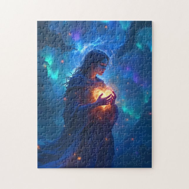 Hold your heart forever, I miss you, sympathy Pussel (Vertikal)