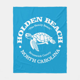 Holden Beach (havssköldpaddor) Fleecefilt