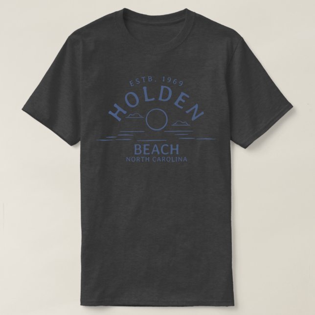 Holden Beach North olina 6 T Shirt (Design framsida)
