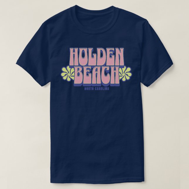 Holden Beach North olina Något för sommaren T Shirt (Design framsida)