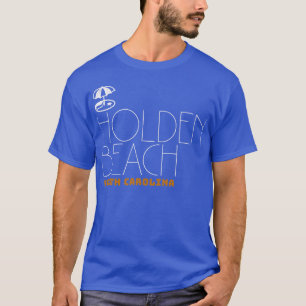 Holden Beach North olina Summer Umbrella T Shirt