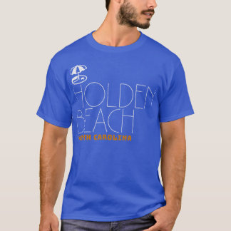 Holden Beach North olina Summer Umbrella T Shirt