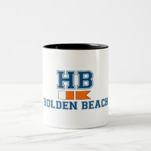 Holden Beach. Två-Tonad Mugg