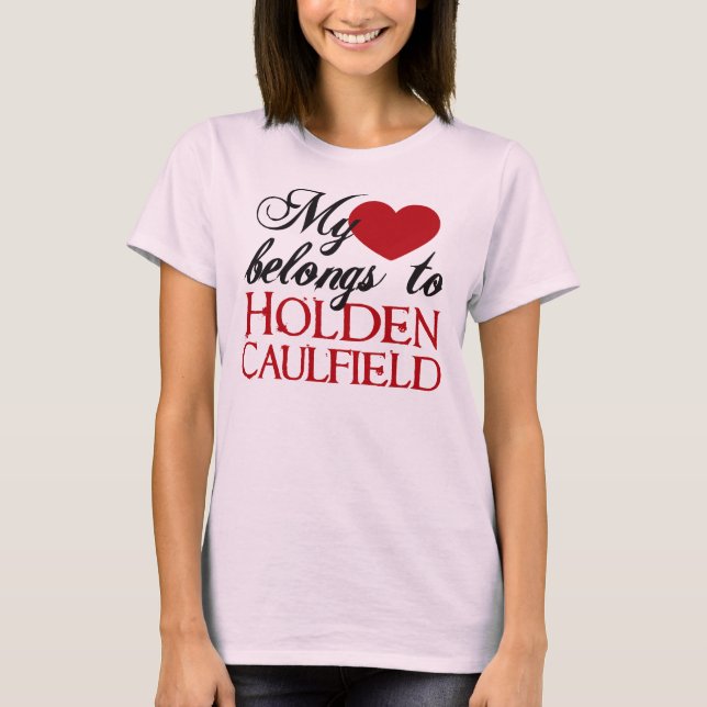 Holden Caulfield Kärlek Tee Shirt (Framsida)