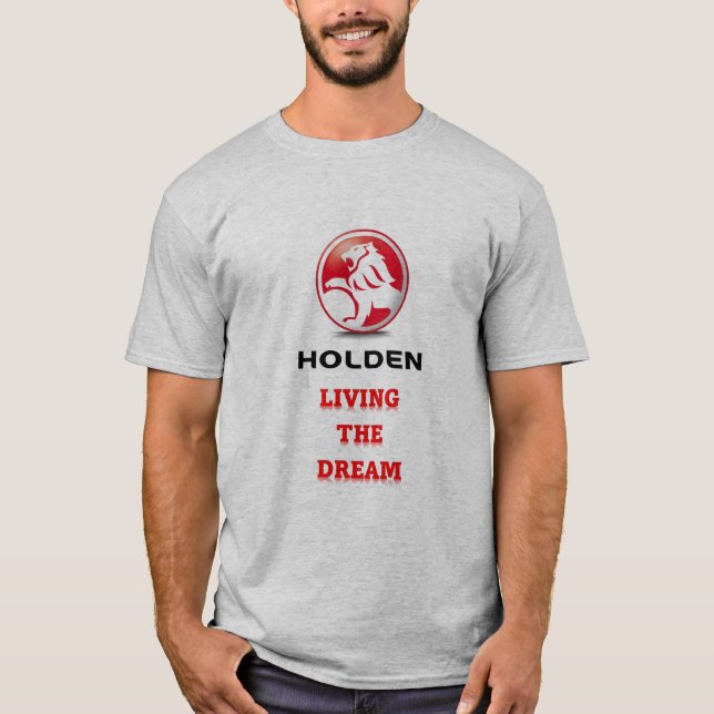 Holden t-shirt som lever drömmen (Framsida)