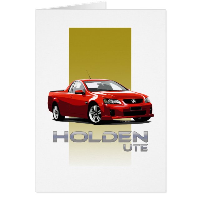 Holden Ute Hälsningskort (Framsidan)