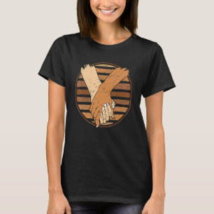 Holding Händer Black History Month BLM Melanin Cou T Shirt