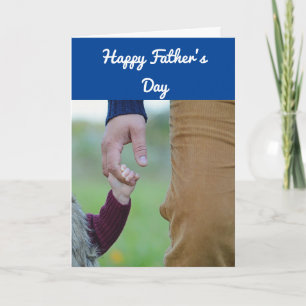 Holding Händer Fars dag Card Kort
