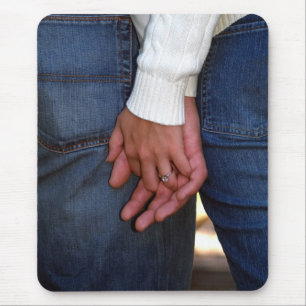 Holding Händer Mousepad Musmatta