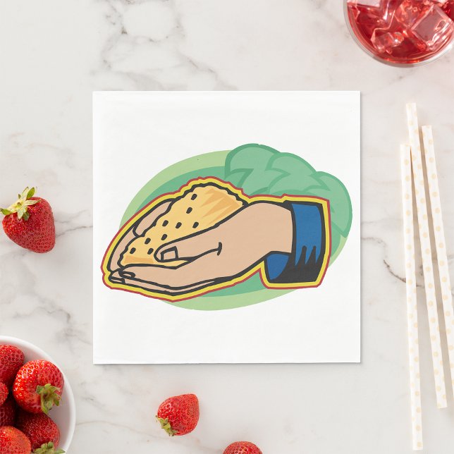 Holding Maj Pappra blöjor Pappersservett (Skapare uppladdad)