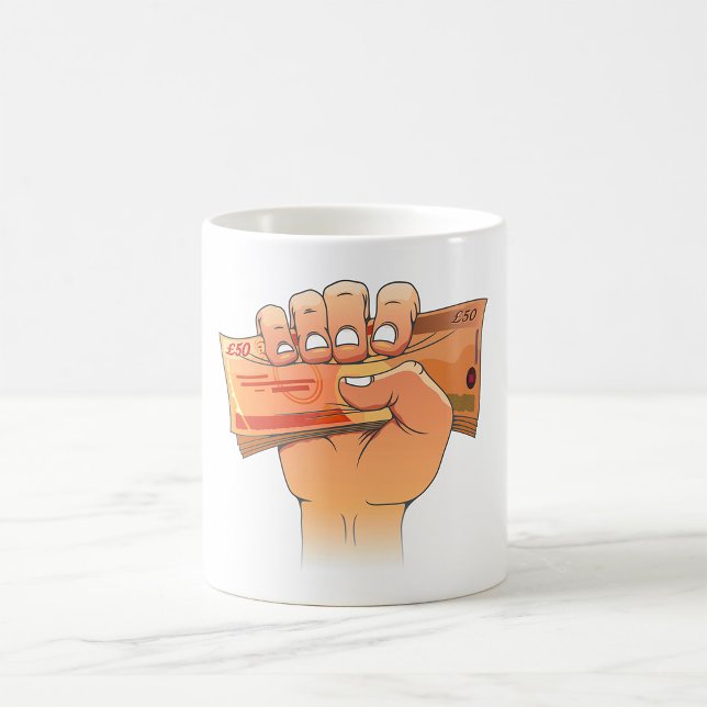 Holding Money Kaffemugg (Skapare uppladdad)