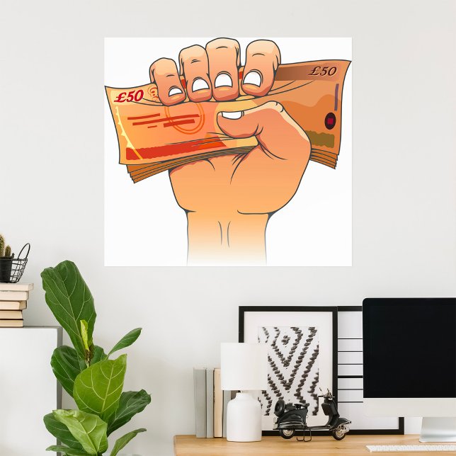 Holding Money Poster (Skapare uppladdad)