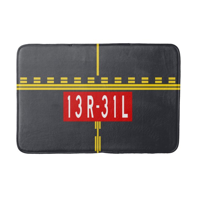 Holding Point Marking 13R-31L Badrumsmatta (Framsidan)