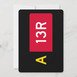 Holding Point-tecken A13R Julkort