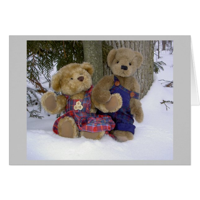 Holding Tassar Hälsningskort (Framsidan Horizontal)