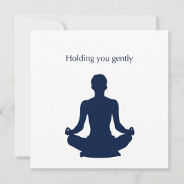 Holding You Gently Art Card Julkort