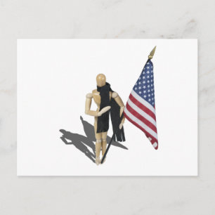 HoldingAmericanFlagHandHeart090912.png Vykort