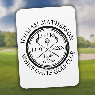 Hole in One Classic Personlig Golf Magnet