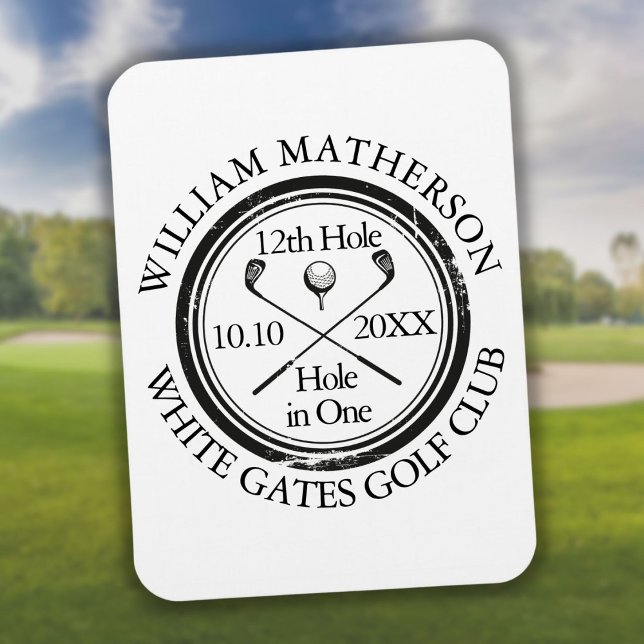 Hole in One Classic Personlig Golf Magnet (Skapare uppladdad)