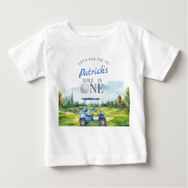 Hole In One Golf 1st Birthday  T Shirt