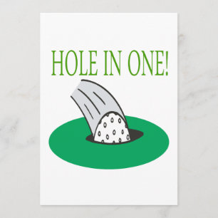 Hole in one inbjudningar