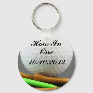 Hole in one nyckelring