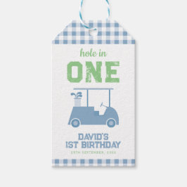 Hole in One Par Tee Boy Birthday Thankyou Presentetikett