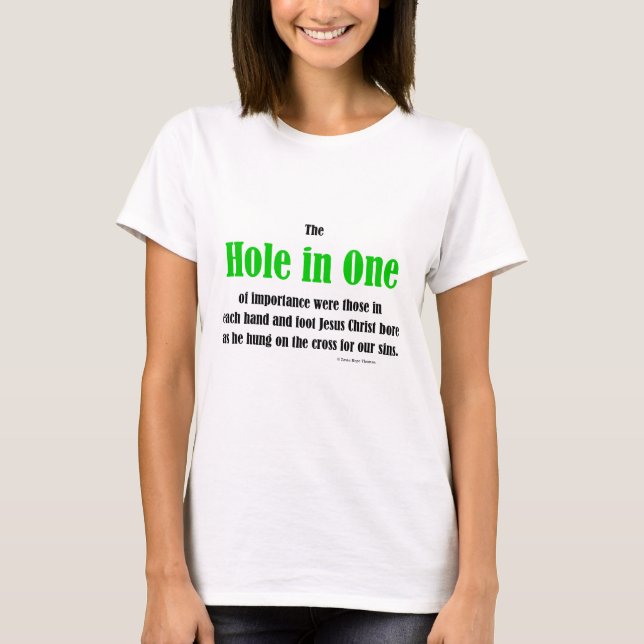 hole in one tee shirt (Framsida)