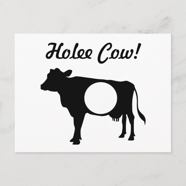 Holee Cow-vykort Vykort (Framsida)