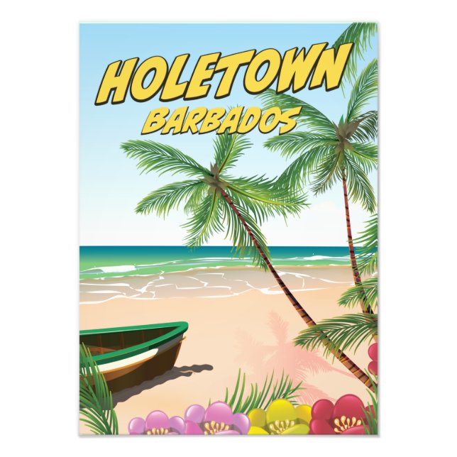Holetown Barbados Fototryck (Framsidan)