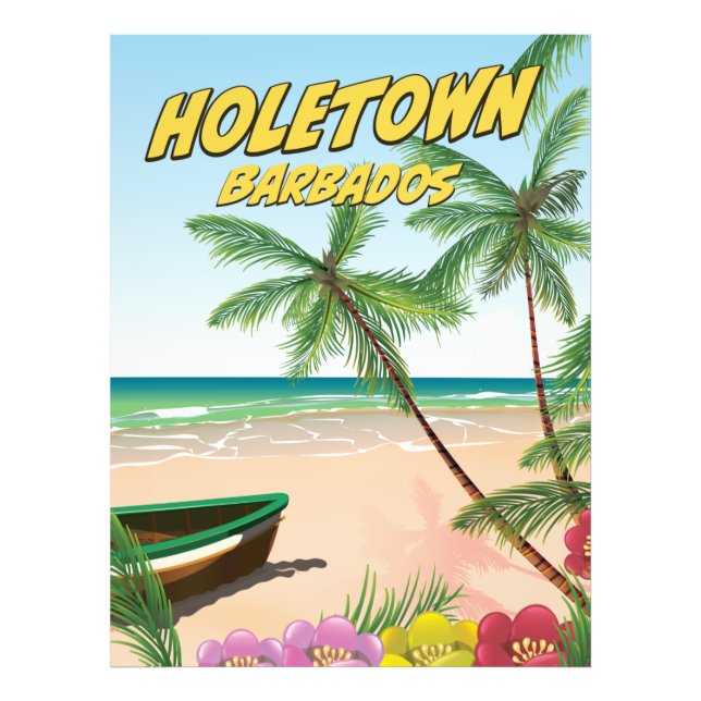 Holetown Barbados Fototryck (Framsidan)