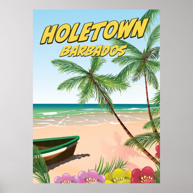 Holetown Barbados Poster (Framsidan)