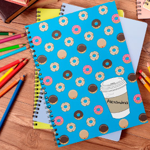 Holey Doughnut Anpassningsbar Coffee Kopp Anteckningsbok