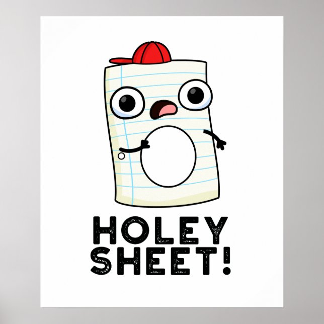 Holey Lakan Funny Papper Pun Poster (Framsidan)