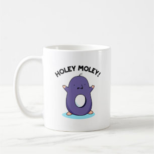 Holey Moley Cute Mole Pun Kaffemugg