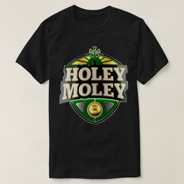 Holey Moley Golf T Shirt (Design framsida)