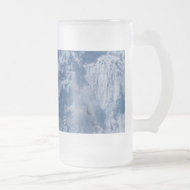 Holgate Calving Action Frosted Glass Beer Mugg (Höger)