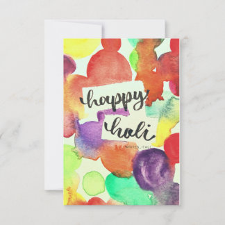 Holi Cards Tack Kort