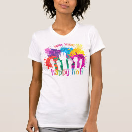 Holi Färg Festival Händer T Shirt