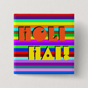 HOLI färgad Rand mönster + era idéer Knapp