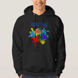 Holi Festival Kvinnor och barn Hoodie