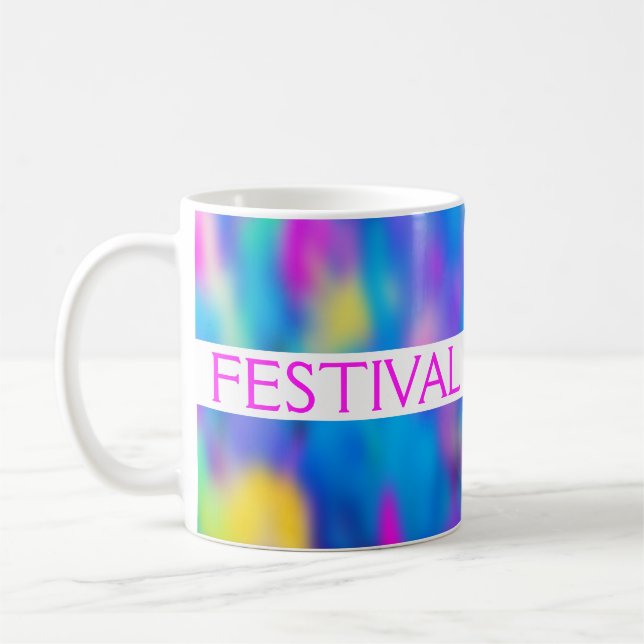 HOLI-festivalen i Färg 2 + era idéer Kaffemugg (Vänster)
