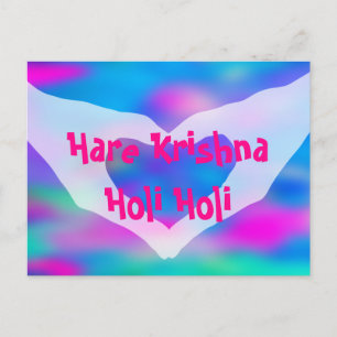 HOLI-festivalen i Färg 2 + era idéer Vykort