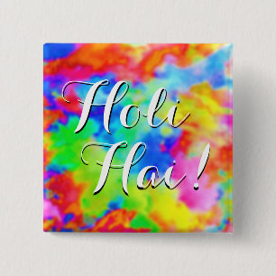 HOLI-festivalen i Färg + era idéer Knapp