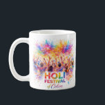 Holi Friends Festival Kaffemugg<br><div class="desc">Das Motiv „Holi Friends Festival“ feiert die Gemeinschaft und die Farben des indischen Frühlings. Ein wunderbares Geschenk für Freunde,  gestaltet von Anja und Sarah Designs.</div>
