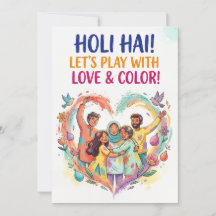 Holi Hai! Låt oss leka med kärlek och färg