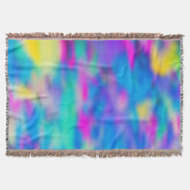 Holi Multi-Color Mönster 2 + dina idéer Filt (Framsidan)